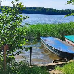 Morgens im See waschen