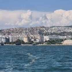 Thessaloniki vom Boot aus