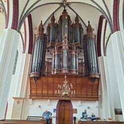 Etwa 50% des originalen Pfeifenwerks der Scherer-Orgel sind erhalten