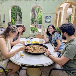 Paella with Joan and Mimi