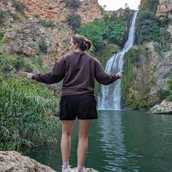 Salto de Chella with Lisa 💦