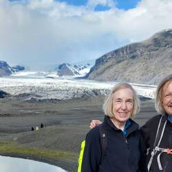 At Skaftafell Glacier
