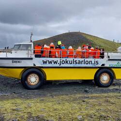 Amphibious Vehicle for the boat ride
