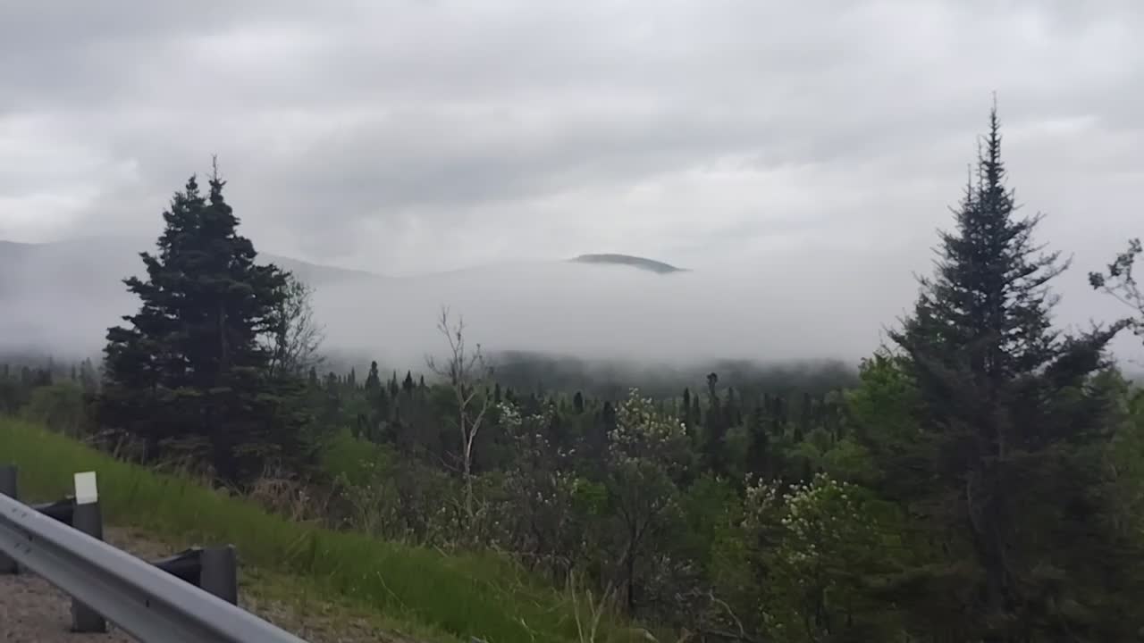 Early in our ride the fog still dominated the lake, but thankfully not the road. Yesterday was both!