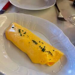 Omelette with Boursin cheese