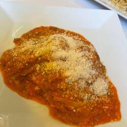 Veal and beef lasagna