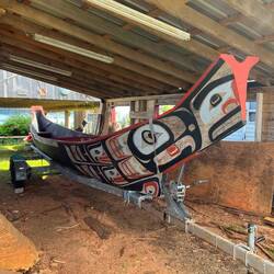 Next to Calvin Hunt's art gallery
