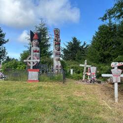 Cemetery at Fort Rupert