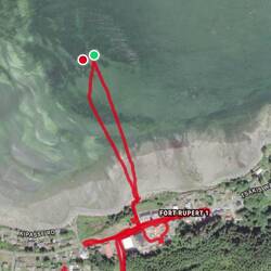 My kayak and walk around Fort Rupert