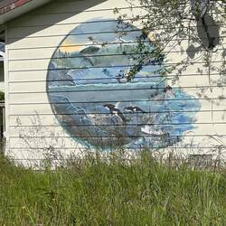 Mural on Fort Rupert residence