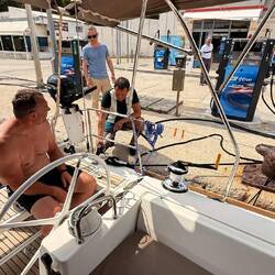 Unser Boot ist hungrig.