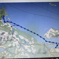 My Inreach track today.