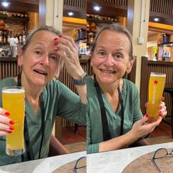 Local Beer (not Heineken) and internet!