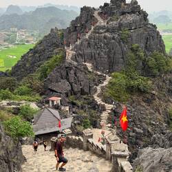 Ninh Binh is an extraordinary place. This is the mountaintop shrine at Hang Mua.
