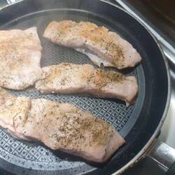 Cenetta buonissima km zero (salmone gentilmente offerto...) 😋😋