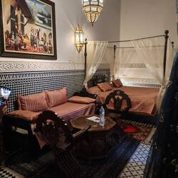 Our Riad for 3 nights grateful for the pool