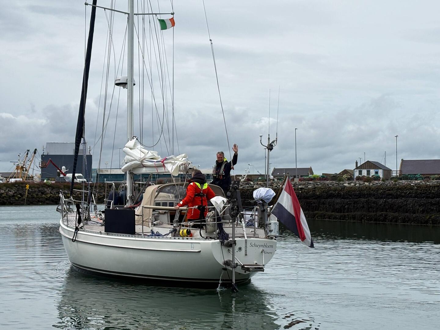 Roel and Christa depart in 'Scuymbloem'