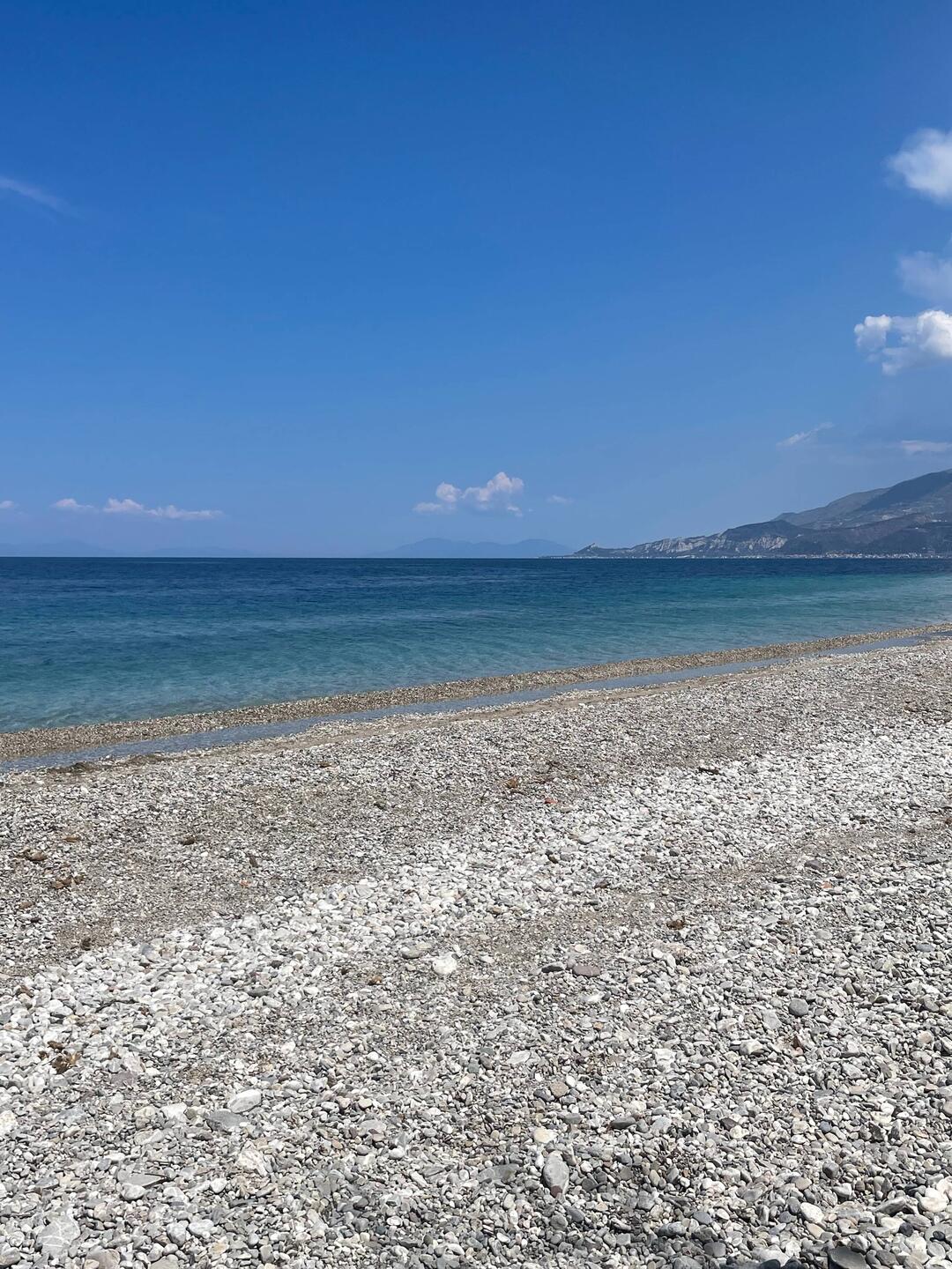 in diesem Urlaub habe ich mich mit Kiesstrand und Badeschuhe angefreundet