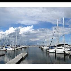 Der Yachthafen....