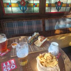 Organic bao buns and ale at the River Head Brewery Tap