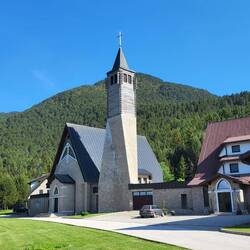 Gestern Abend am Kloster Masna Luka.