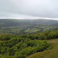 Llangollen from Panoramic Way