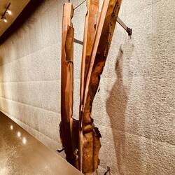 Dent where plane ✈️ hit column!