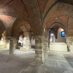 The basement. The Palace is designed to get more elaborate as you go up each floor.