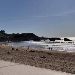 La Grande Plage in Biarritz