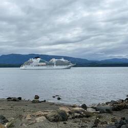 Cruise ship in Alert Bay