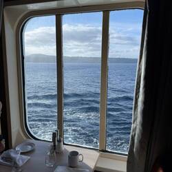 Our view at breakfast