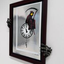 Banksy I like the combination of art