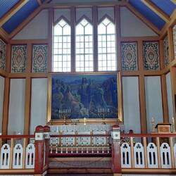 Inside the church