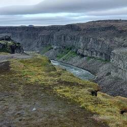Jokulsa a Fjollum River (the source of Dettifoss Waterfall)