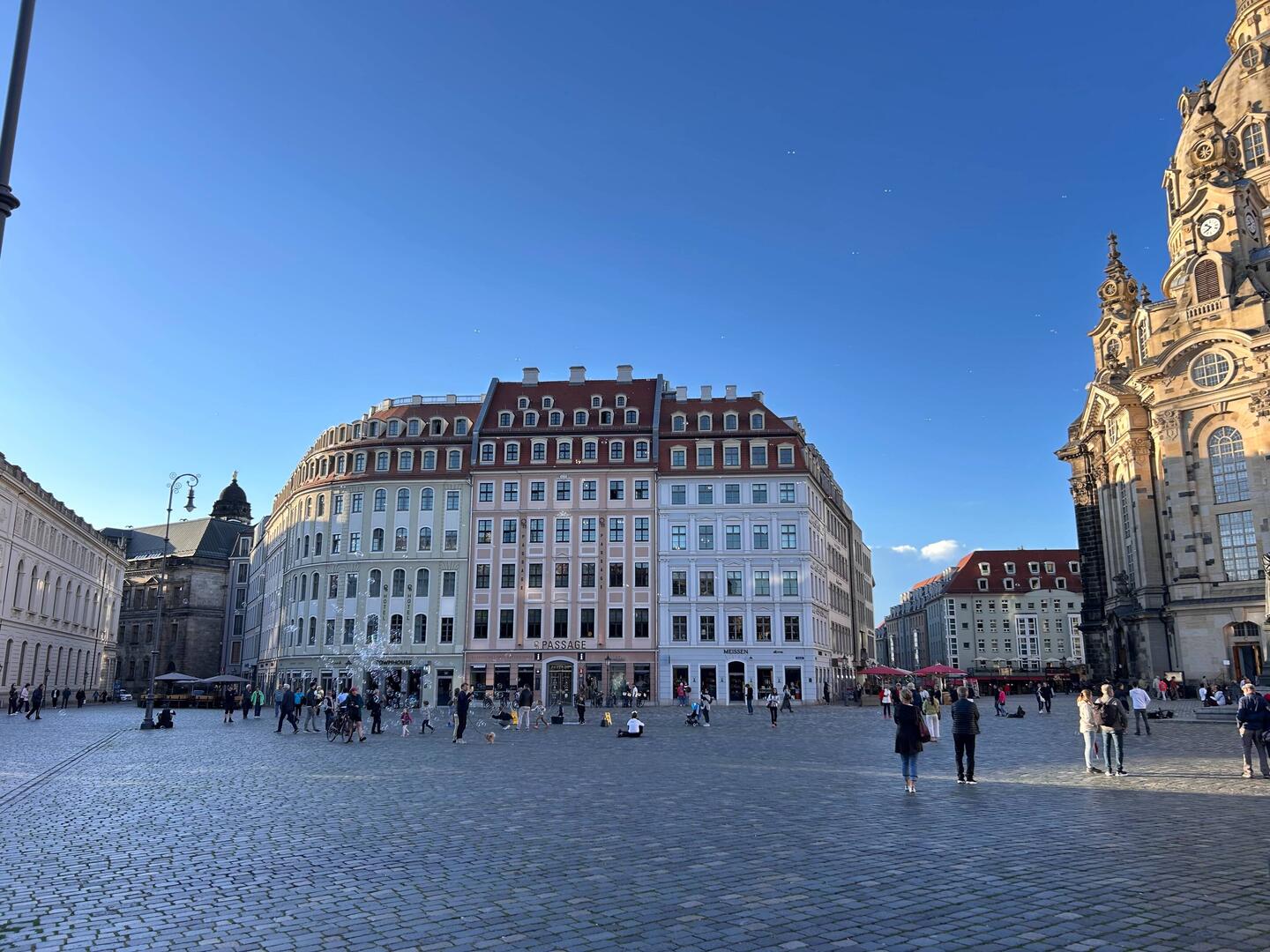 Innenstadt rund um die Frauenkirche.