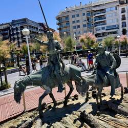 letztendlich treffen wir doch noch auf Don Quijote und seinen getreuen Sancho Pansa