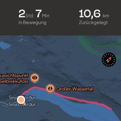hin + zurück = 21km