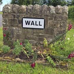 Apparently the original village of Wall was built using stone from Hadrian's Wall