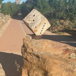 Felt like walking the yellow brick road, knowing I was at 5 miles and I'd finally get my coffee.