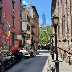 Great view of One World Trade from Chinatown