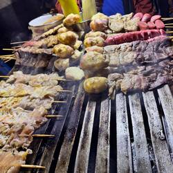 Pinchos with potato