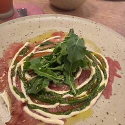 Alpaca carpaccio