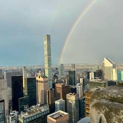 Rainbow over Manhattan