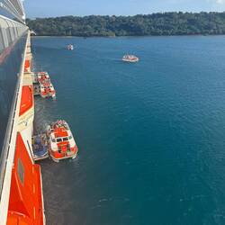 Launch the lifeboats! They used about six of them all up