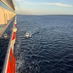 Picking up the Pilot from the Pilot Boat