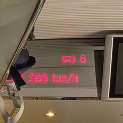 179 miles per hour! This is a fast train!