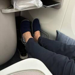 Especially with his slippers