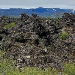 Lake Myvatn area; Dimmuborgir - lava park