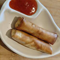 Spring rolls, obviously.