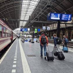 Ankunft Amsterdam Centraal